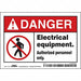 Safety Sign 3.5in x 5in Vinyl