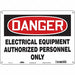 Safety Sign 10 inx14 in Polyethylene