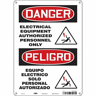 Safety Sign 14 inx10 in Aluminum