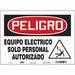 Safety Sign 10 in x 14 in Vinyl