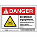 Safety Sign 3 1/2 inx5 in Vinyl