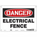 Safety Sign 7 inx10 in Polyethylene