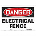 Safety Sign 10 in x 14 in Vinyl
