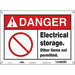Safety Sign 10 in x 14 in Polyethylene