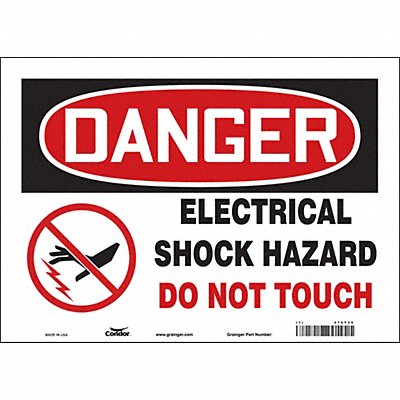 Safety Sign 10 inx14 in Vinyl