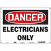 Safety Sign 10 inx14 in Polyethylene