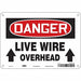Safety Sign 7 in x 10 in Aluminum