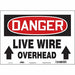Safety Sign 10 in x 14 in Vinyl