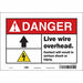 Safety Sign 7 in x 10 in Vinyl
