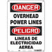 Safety Sign 14 inx10 in Polyethylene