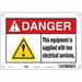 Safety Sign 7 in x 10 in Aluminum