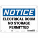 Safety Sign 7 inx10 in Polyethylene