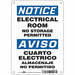 Safety Sign 10 in x 7 in Polyethylene