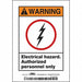 Safety Sign 5in x 3.5in Vinyl PK5