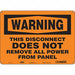 Safety Sign 10 in x 14 in Polyethylene