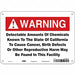 Safety Sign 10 Wx7 H 0.055 Thickness