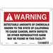 Safety Sign 10 Wx7 H 0.032 Thickness