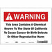 Safety Sign 10 Wx7 H 0.004 Thickness