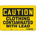 Safety Sign 7 in x 10 in Aluminum