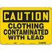 Safety Sign 10 in x 14 in Polyethylene