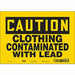 Safety Sign 7 in x 10 in Vinyl