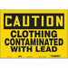 Safety Sign 10 in x 14 in Vinyl
