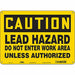 Safety Sign 10 inx14 in Aluminum