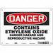 Safety Sign 7 in x 10 in Polyethylene