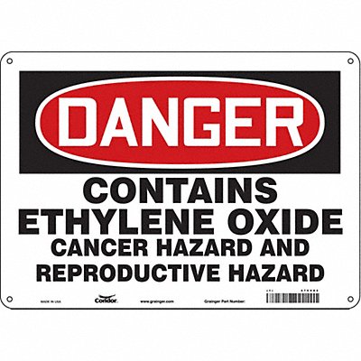 Safety Sign 10 in x 14 in Vinyl
