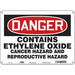 Safety Sign 10 in x 14 in Vinyl