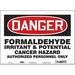 Safety Sign 10 inx14 in Vinyl