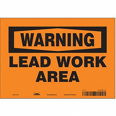 Safety Sign 7 inx10 in Vinyl