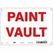 Safety Sign 7 in x 10 in Polyethylene