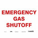 J8159 Safety Sign 10 in x 14 in Vinyl