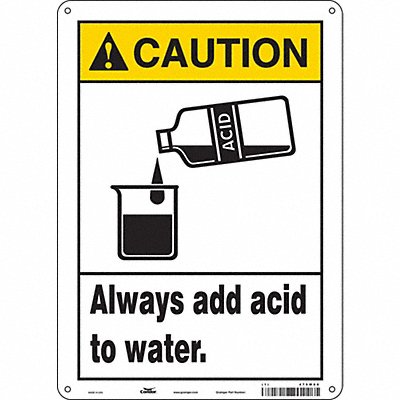Safety Sign 14 inx10 in Vinyl