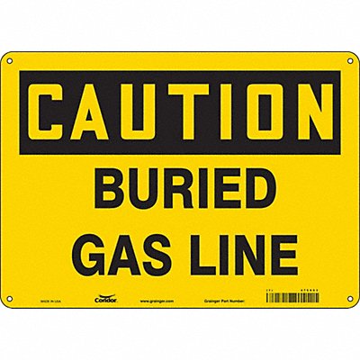 Safety Sign 10 in x 14 in Vinyl