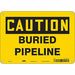 Safety Sign 7 in x 10 in Aluminum
