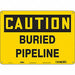 Safety Sign 10 inx14 in Polyethylene