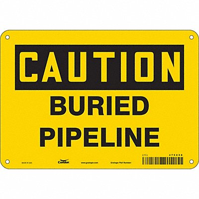 Safety Sign 7 in x 10 in Vinyl