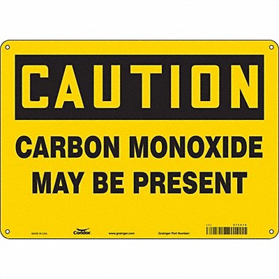 Safety Sign 10 inx14 in Aluminum