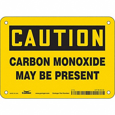Safety Sign 5 inx7 in Vinyl