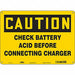 Safety Sign 10 in x 14 in Aluminum