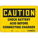 Safety Sign 7 in x 10 in Vinyl