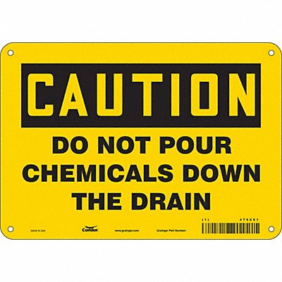 Safety Sign 7 inx10 in Vinyl
