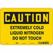 Safety Sign 7 inx10 in Polyethylene