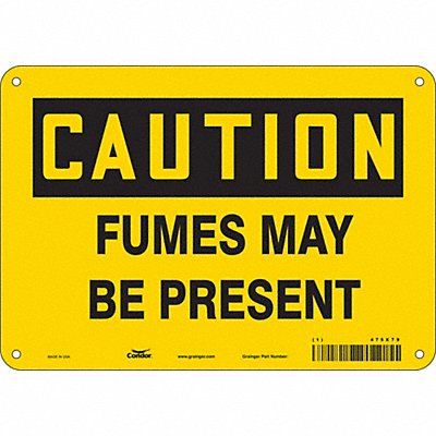 Safety Sign 7 in x 10 in Vinyl