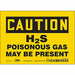 J8203 Safety Sign 5 inx7 in Vinyl