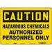 Safety Sign 10 inx14 in Polyethylene
