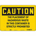 Safety Sign 10 in x 14 in Aluminum