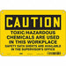 Safety Sign 7 inx10 in Polyethylene